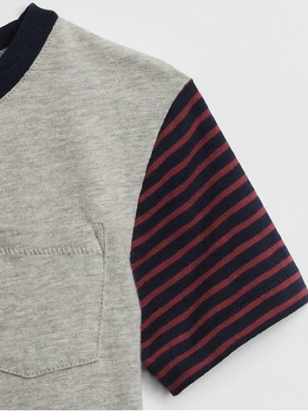 Baby Gap Boys Kids Short Sleeve Stripe Crewneck Cotton Colorblock T-Shirt. 2. 2T - Picture 2 of 8